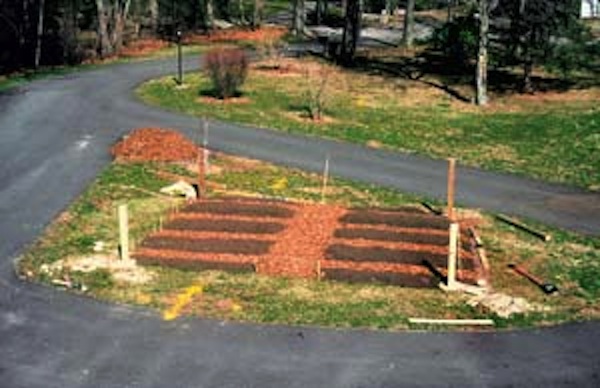The second step is to add permanent garden paths and beds to avoid soil compaction and the need for tilling.